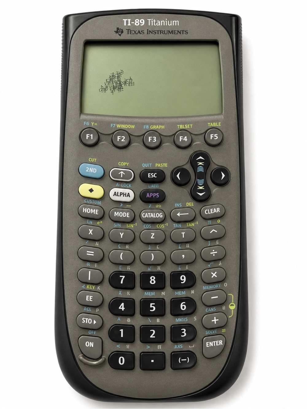 Texas Instruments TI-89 Titanium Olive Green and Black Graphing Calculator